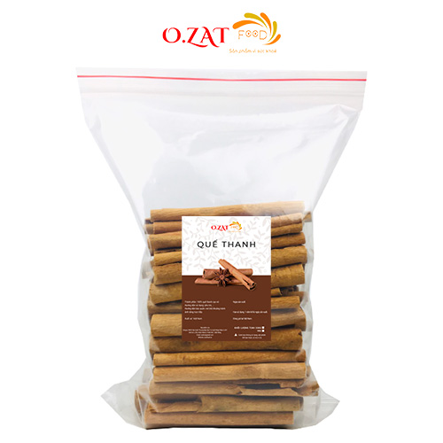 Quế thanh cạo vỏ o.zat food hàng đẹp loại 1 đẹp 500g -1kg phù hợp dùng decor trang trí
