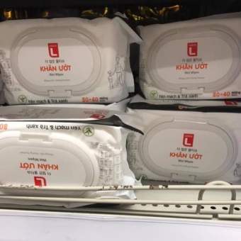 Khăn ướt gia đình 120 tờ Lotte