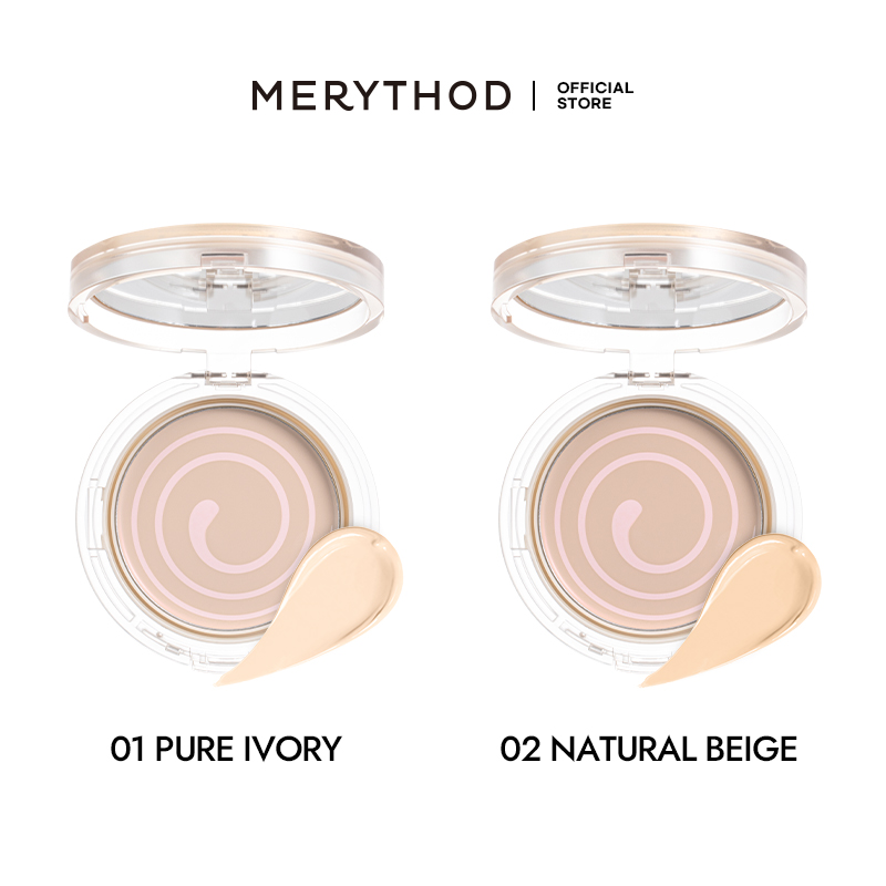 Gambar [MERYTHOD] Reel Cover Melting Pact Makeup Foundation Compact Cream Type