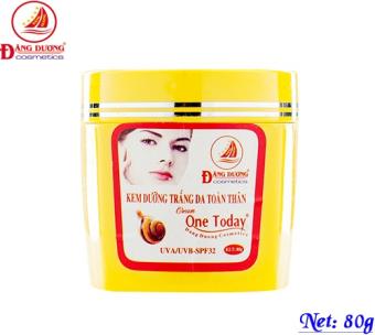 Kem body one today trắng da cấp tốc, dưỡng trắng da toàn thân không bắt nắng (80g)