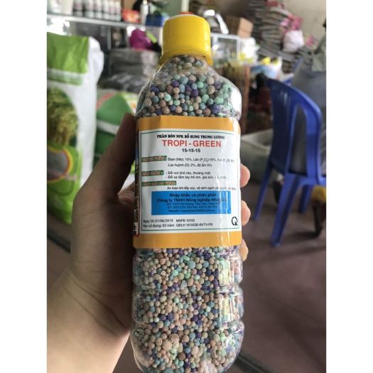 ❈◙✆  Phân bón NPK 15-15-15 nhập khẩu CHLB Đức Phân trung lượng Tropi Green cho cây cảnh và hoa