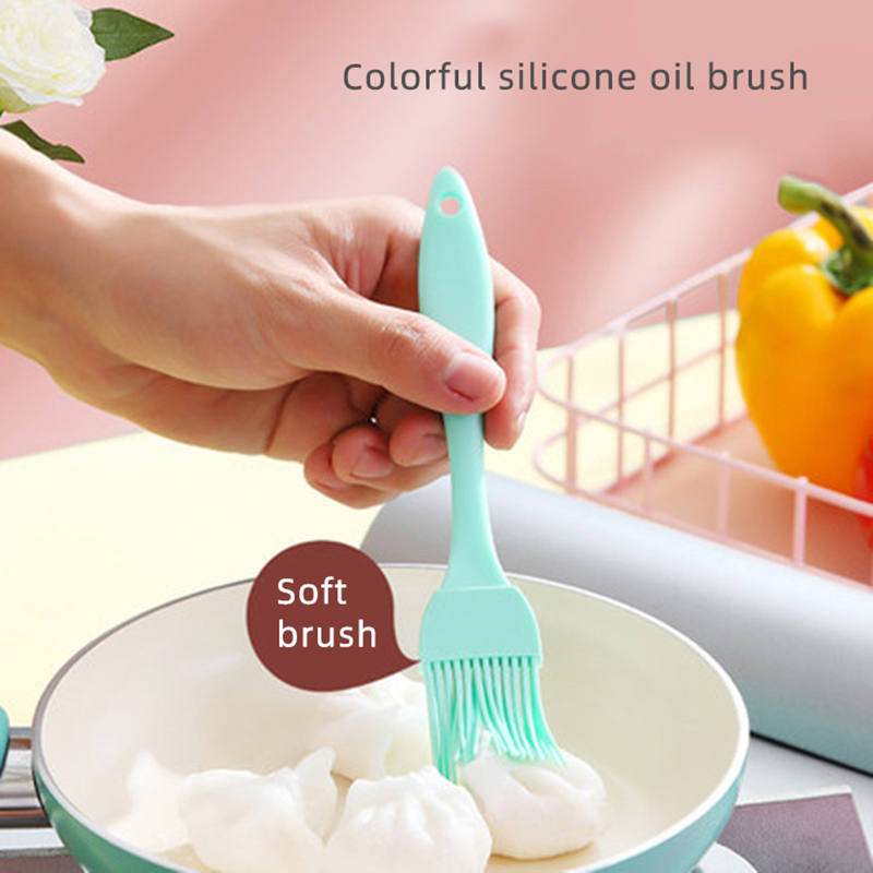 1 bàn chải dầu bbq bằng silicon bàn chải bơ bánh mì bánh nướng phụ kiện nhà bếp dụng cụ bbq