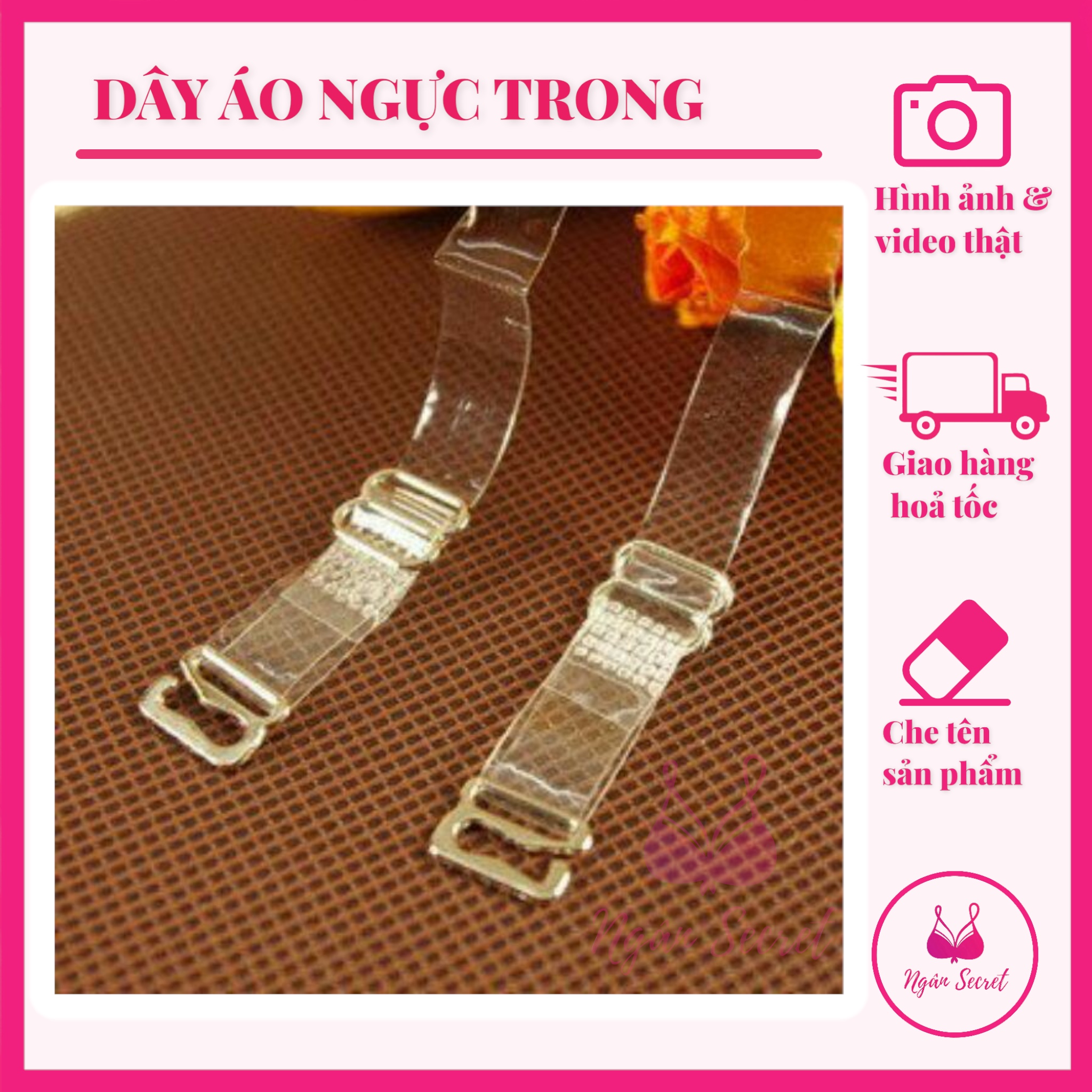 Dây áo ngực trong suốt Hàn Quốc