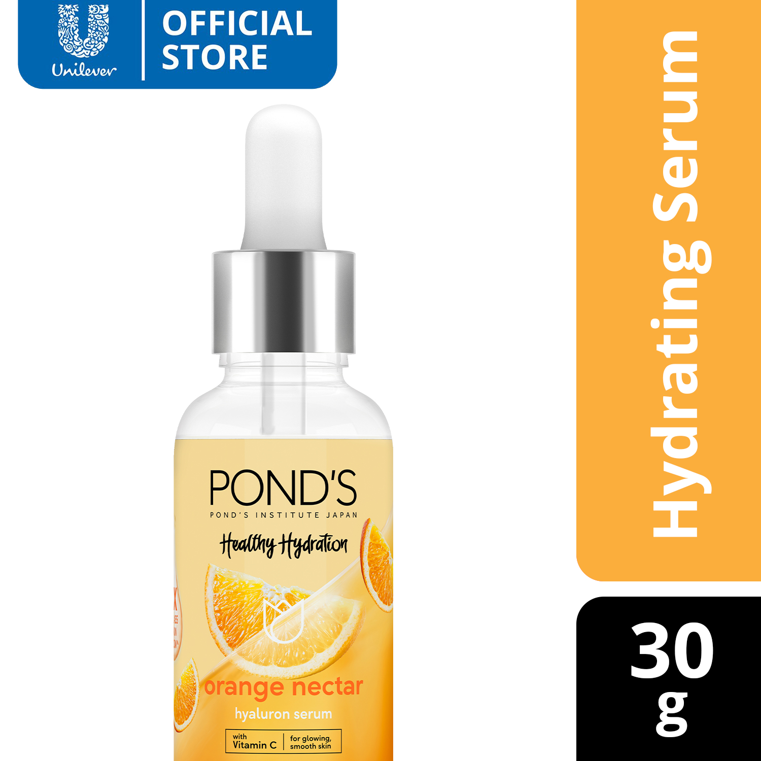 Pond's Healthy Hydration Orange Nectar Hyaluron Serum 30g