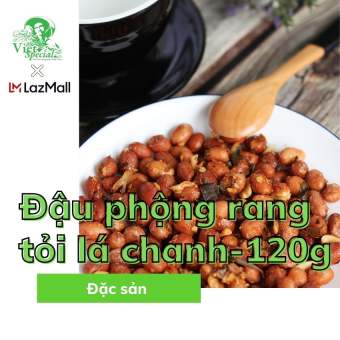 Đậu phộng rang tỏi lá chanh VietSpecial 120g