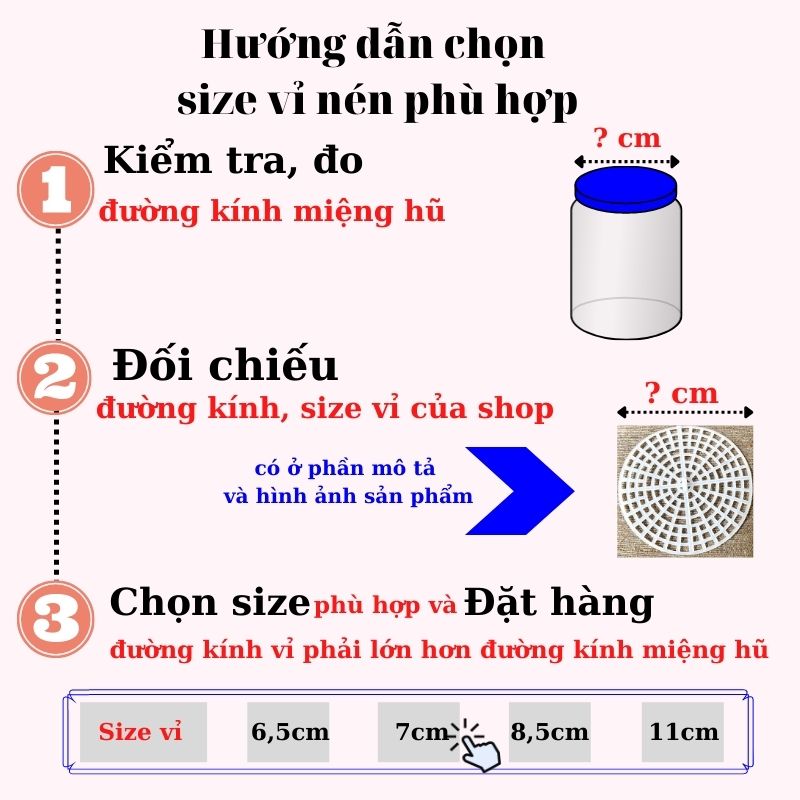 Vỉ nén dưa cà muối chua combo 5 chiếc vỉ nhựa chèn thực phẩm ngâm hành tỏi củ kiệu chanh đào