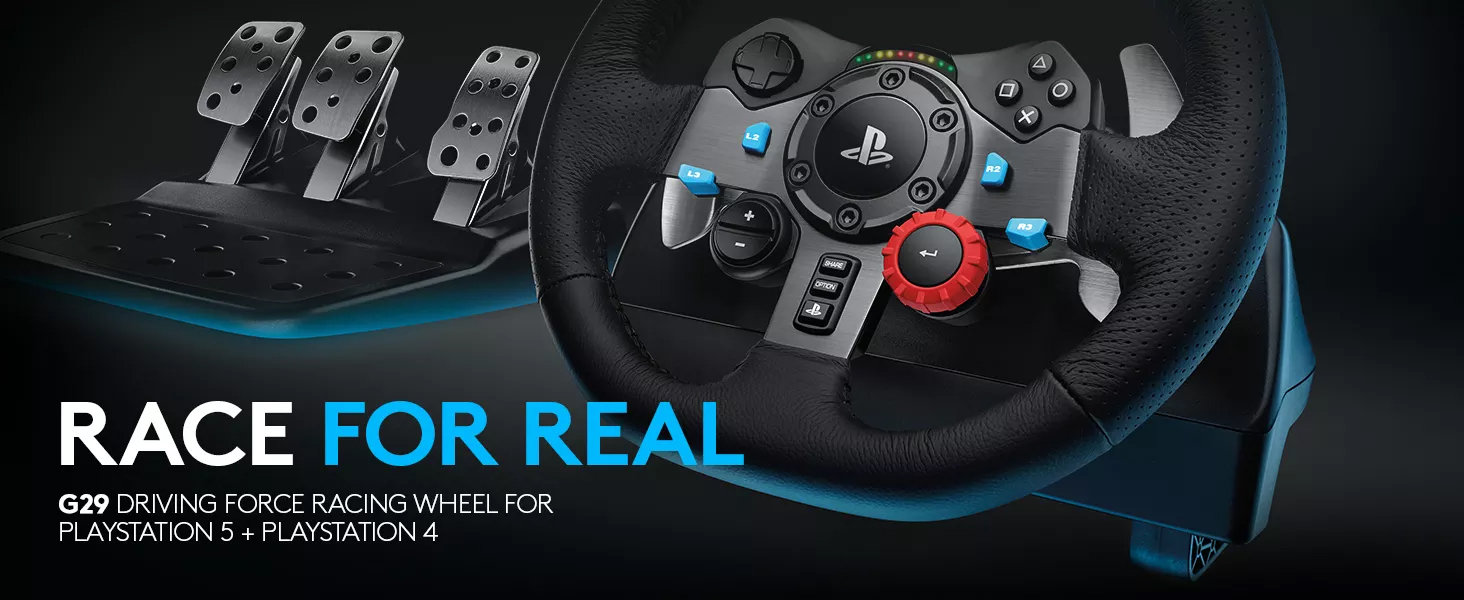 Volante Logitech G29 Driving Force para PS5, PS4, PS3 e PC Completo 100%  Apenas venda - Videogames - Jardim Maravilha, Maringá 1257861829