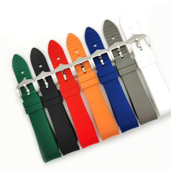 Dây Đồng Hồ Silicon 18Mm 19Mm 20Mm 21Mm 22Mm 24Mm, Phổ Khuỷu Tay Arc Dây Đeo Dây Đeo Cổ Dây Đeo Đồng Hồ Nam Casio Seiko Cao Su