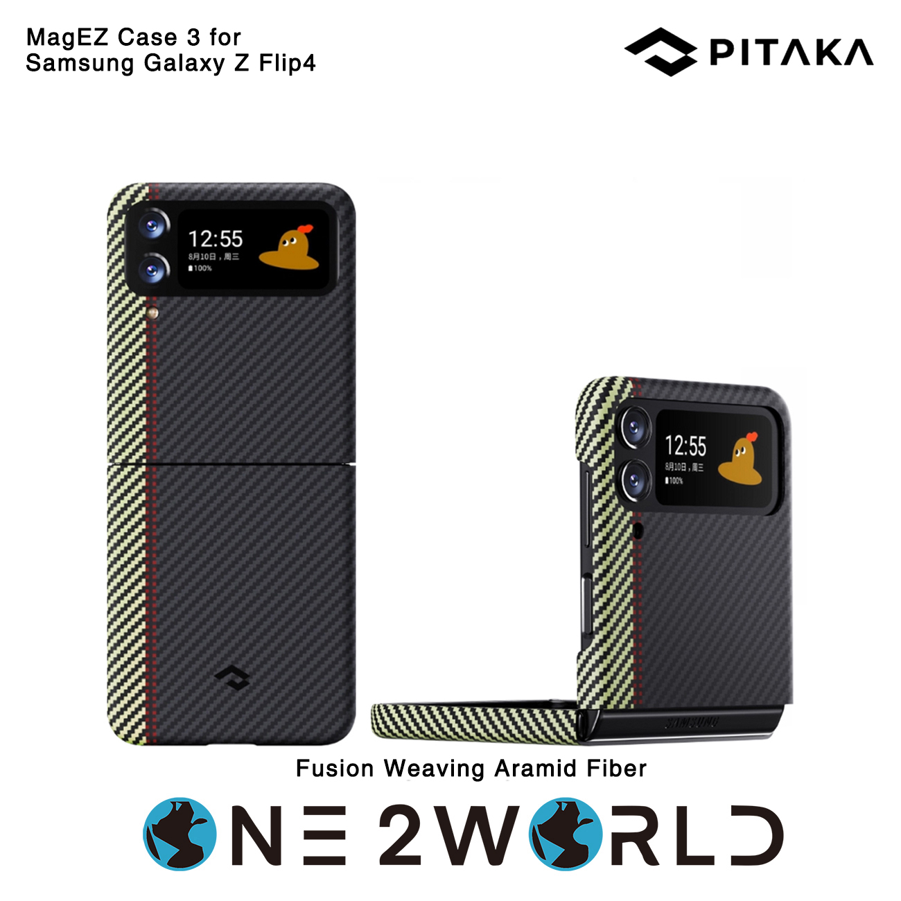 PITAKA-MagEZ Case 3 for Samsung Galaxy Z Flip5