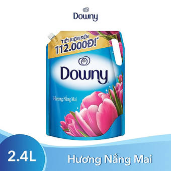 Nước Xả Vải Downy Hương Nắng Mai (2.4L/Túi)