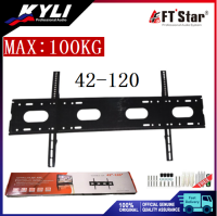 Mount-It! Large Tilting TV Wall Mount Bracket | 42 43 50 55 58 65 70 75 80 120 Inch | 220 Pound Capacity | VESA Compatible | Low Profile | Flat Screens