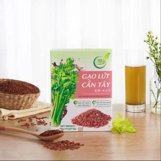[ HOT ] Giảm cân tiêu mỡ không hại sức khỏe - Sinh tố Gạo Lứt Mix Cần Tây Green Celery