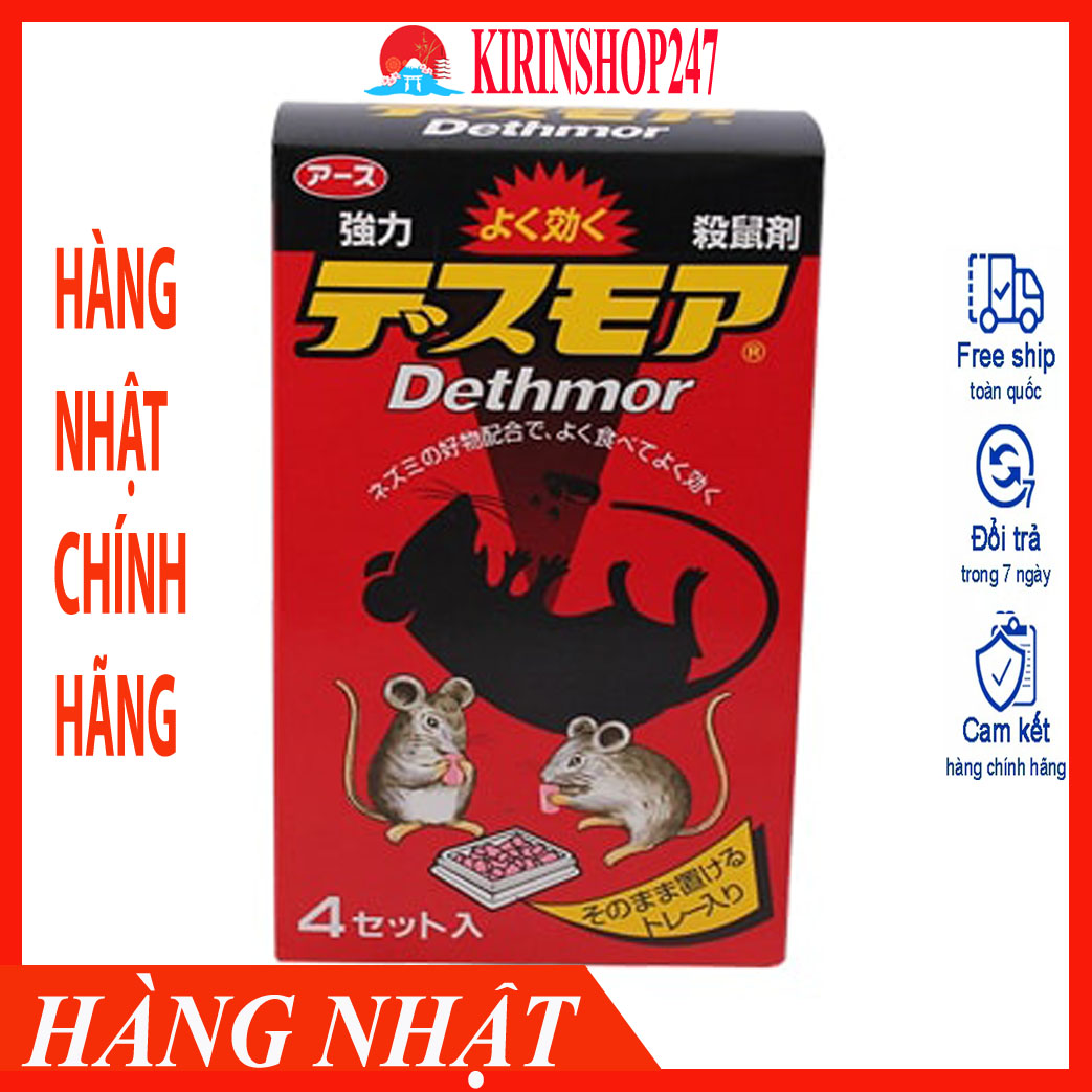 Thuốc diệt chuột dethmor Hàng Nhật Chính Hãng