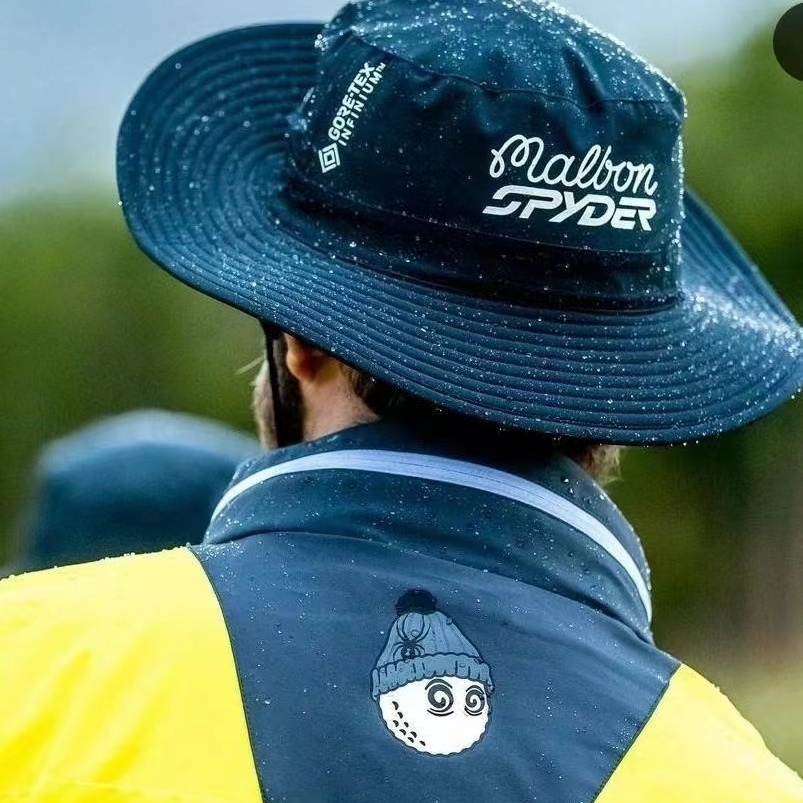 PGM Men Sun Protection Golf Cap Retractable Brim Golf Hats Male