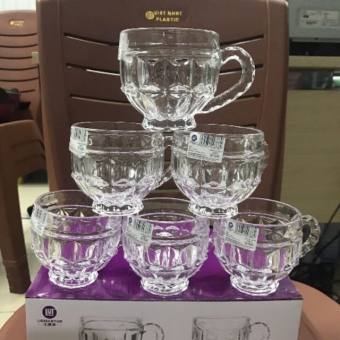 Bộ 6 cốc thủy tinh (BỘ 6 CỐC)