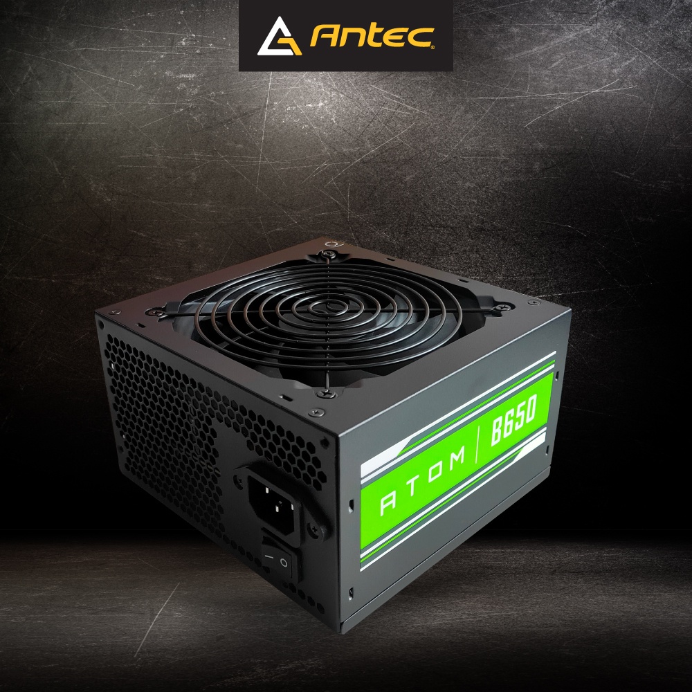 Power Supply ANTEC Atom B Series Watt upto 650W (80 PLUS BRONZE) Warranty Product - ยี่ห้อ ATOM ราคา 1,890 บาท*ส่งฟรี