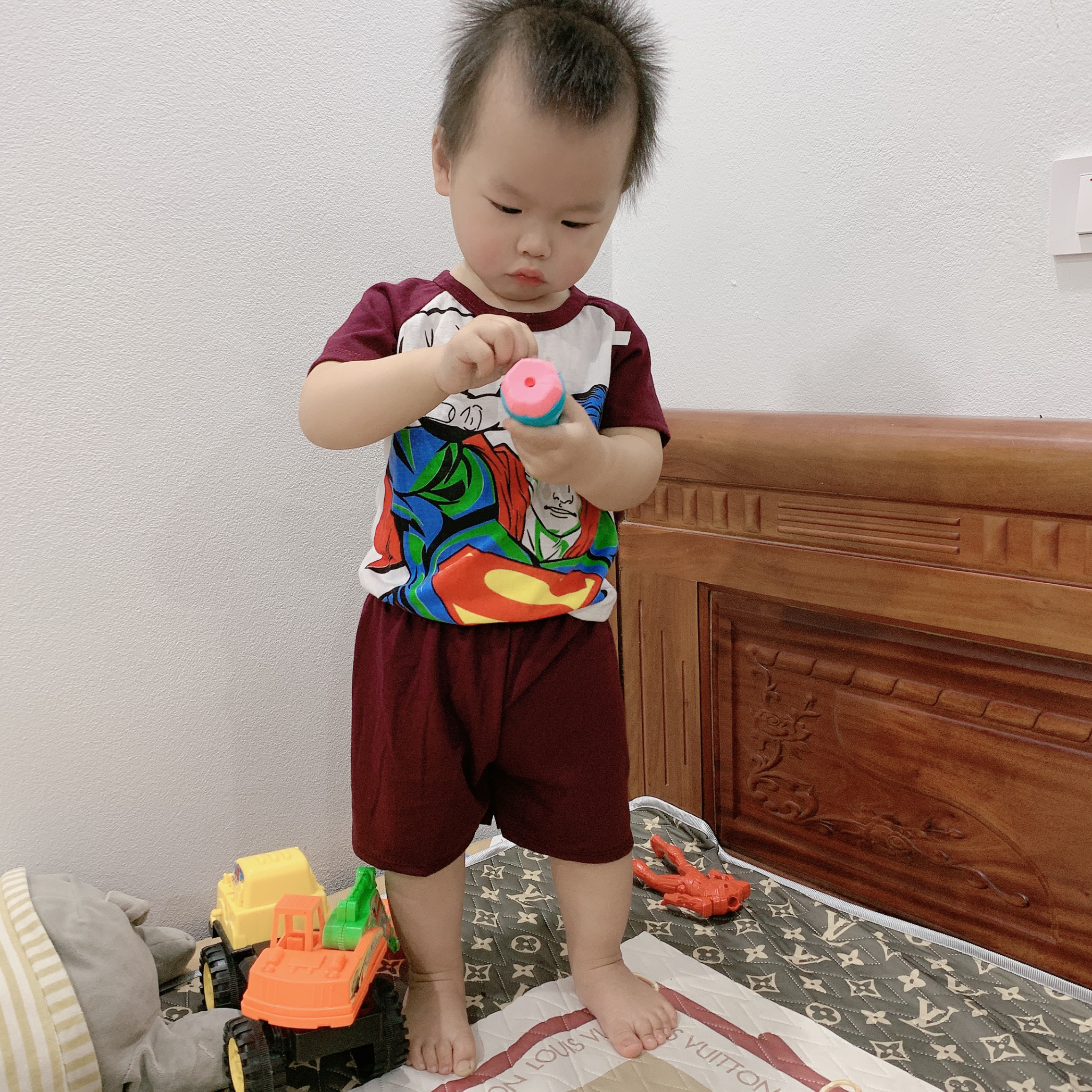 Combo 10 Bộ thun COTTON bé trai 5 đến 30kg