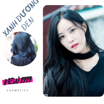 Thuốc nhuộm tóc màu xanh dương đen NEW 1999 kem nhuộm tóc nam nữ tại nhà