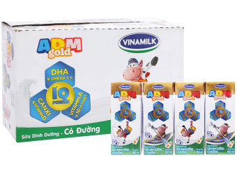 Thùng 48 hộp sữa tiệt trùng ADM Gold Vinamilk 180ml - HSD luôn mới