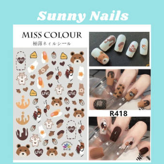Miếng Dán Móng Tay 3D Nail Sticker Trang Trí 2022