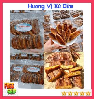 1Kg Chuối hồng sấy dẻo Bến Tre loại ngon