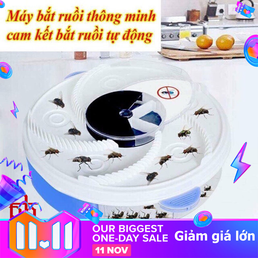 Máy diệt ruồi 💝 Freeship 💝 cách đuổi ruồi tự động, Máy bắt ruồi tự động thông minh, bao đổi trả nếu lỗi