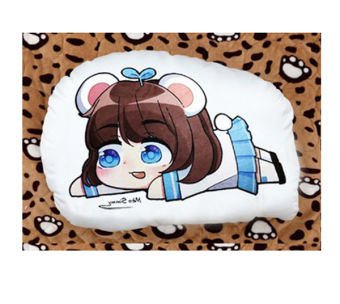 Gối ôm Gối ngủ chibi Simmy hero team (Tặng 1 huy hiệu hero team)