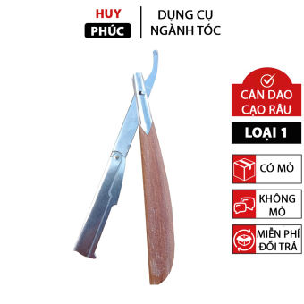Cán dao cạo râu Barber Thanh Sơn, dao cạo Barber lông mặt mày cán gỗ thay lưỡi cao cấp CD1