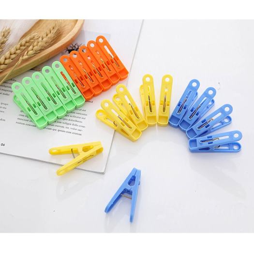 Kẹp Quần Áo Nhựa Phơi Quần Áo/ Chống Rơi/ Chống bay đồ (màu ngẫu nhiên)