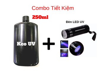 Keo UV chuyên dán mica kính thép trong suốt 250ml