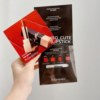 Sample Vỉ Son YSL Pur Couture The Bold màu 1971 - 1 - 11 - 12