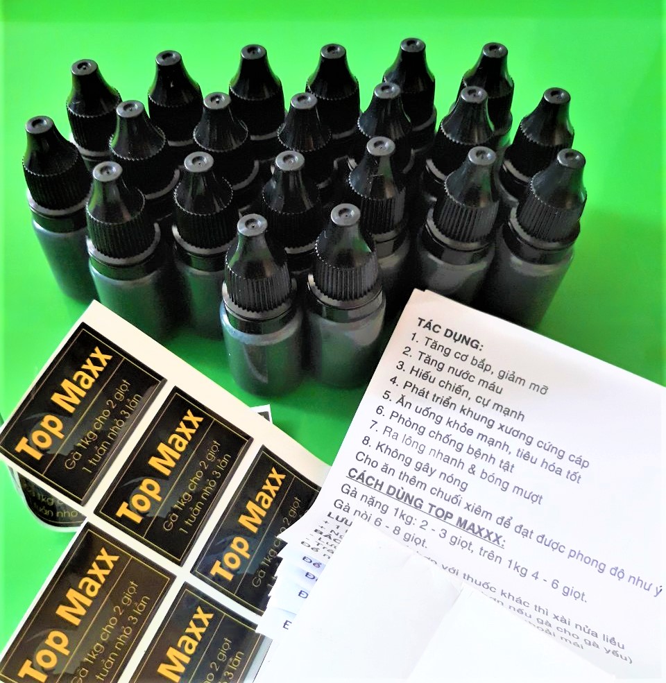 TOPMAX Thuôi Nuôi Gà Đá Tăng Bo Lớn Chai Nhỏ Giọt Dung Tích 10ml Topmax I Bách Hóa Tỷ Trần