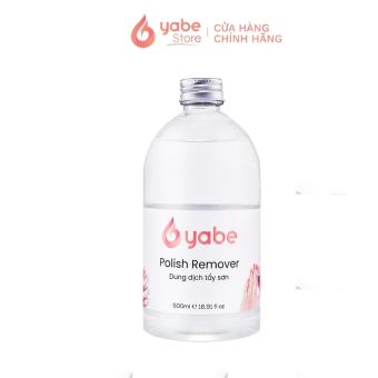 Axeton Nước Tẩy Móng Tay 500ml YABE Aceton Tẩy Sơn Gel Nước Rửa Móng Tay Acetone Dung Dịch Chùi Rửa Sạch Tẩy Mạnh YSN123