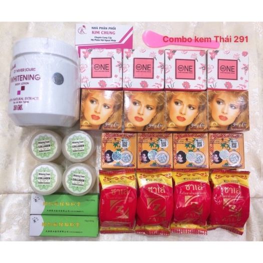 Kem Dưỡng Da ❤ GIÁ TẬN GỐC ❤ Combo kem Thái hàng chuẩn loại 1 nguyên liệu công thức làm kem trộn trắng da body