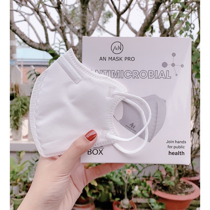 100 chiếc Khẩu trang 6D N99 AN Mask Pro 5 lớp kháng khuẩn công nghệ Nano