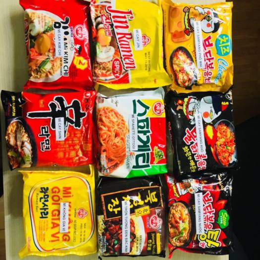 MÌ CAY HÀN QUỐC CÁC LOẠI SIÊU NGON(MÌ KIM CHI)