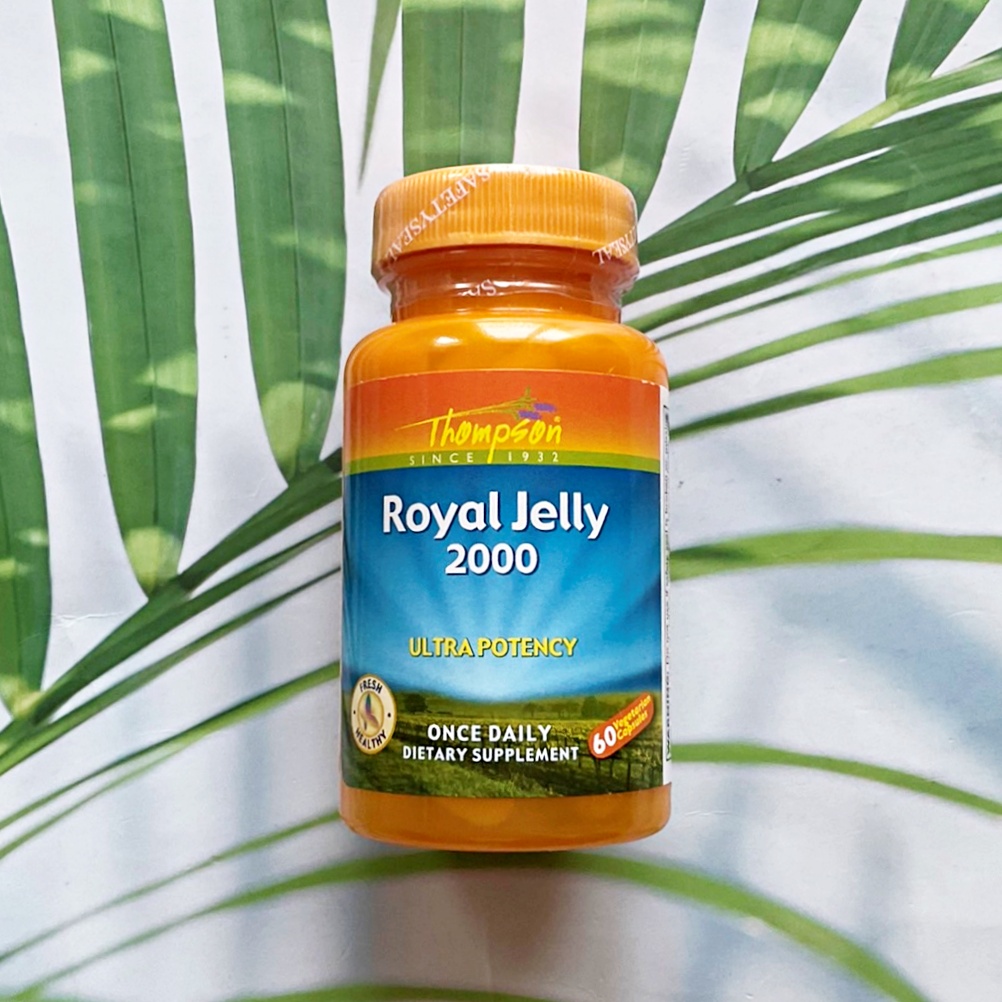 นมผึ้ง Royal Jelly Ultra Potency 2,000 mg 60 Vegetarian Capsules (Thompson®) ราคา 998 บาท*ส่งฟรี