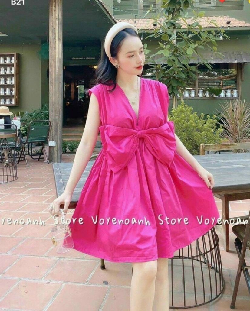 Đầm nơ babidil mẫu mới siêu hot.