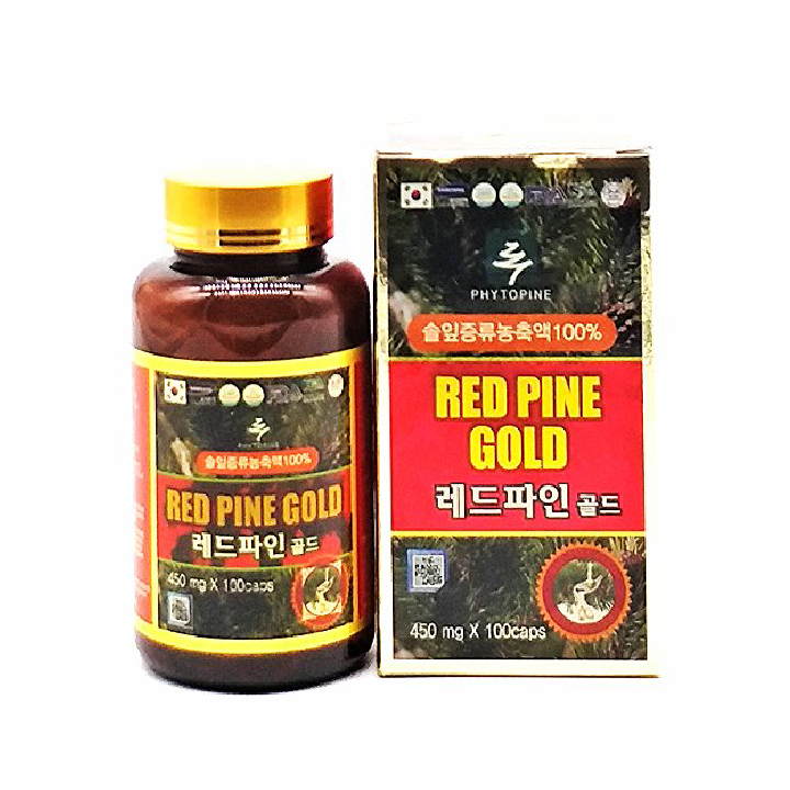 [HCM]Tinh dầu thông đỏ nội địa HQ Red Pine Gold 100 viên