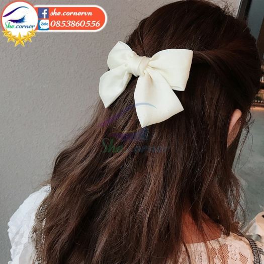 Kẹp tóc Kẹp tóc hàn quốc❐◎✔  Kẹp nơ nhỏ Hàn Quốc dễ thương 12 màu