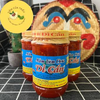 MẮM TÔM CHUA DÌ CẨN 500g/BÀ DUỆ 400g (tôm nõn bỏ đầu) - Đặc Sản Đà Nẵng/Huế