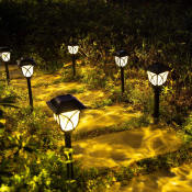 2 PCS Retro Solar Garden Lights - Waterproof LED Decor