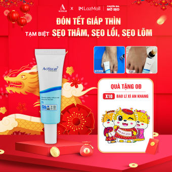 Kem Xoá Mờ Sẹo Actiscar Làm Mờ Sẹo Thâm /Mụn/ Rỗ / Lõm 20G