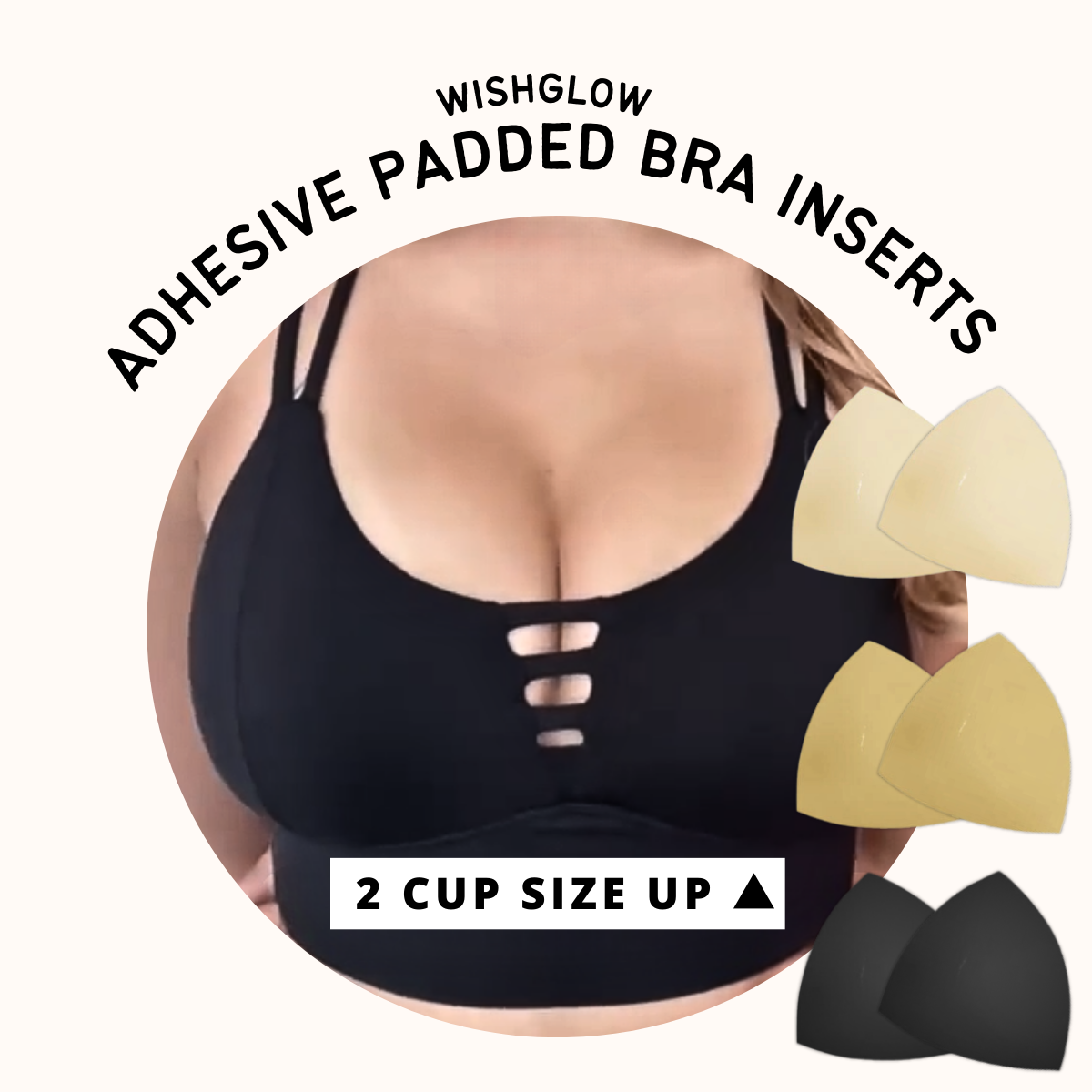 Silicone Bra Inserts Breast Pads Sticky Push-up Women Push up Bra Cup  Thicker Nipple Cover Patch Bikini Inserts for Swimsuit - China Silicone Bra  Insert and Bra Pads price