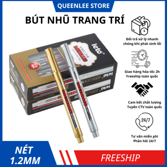 Bút Vẽ Thiệp Màu Vàng Và Bạc Bút Trang Trí Lưu Bút Trang Trí Queen Lee Store