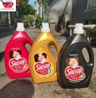 [MẪU MỚI] Can Nước xả vải Siusop 3.6kg Hàng Triệu Hạt Lưu Hương, Đậm đặc gấp 5 lần- TRÁI TIM