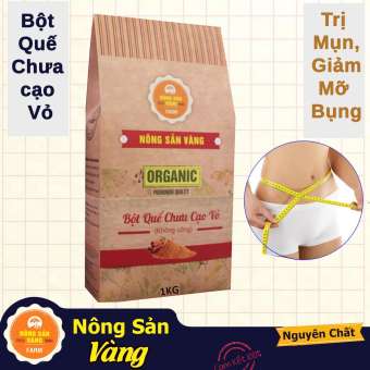 Bột Quế Chưa Cạo Vỏ (Làm Đẹp) 1kg giảm cân giảm mỡ bụng đắp mặt - Nông Sản Vàng