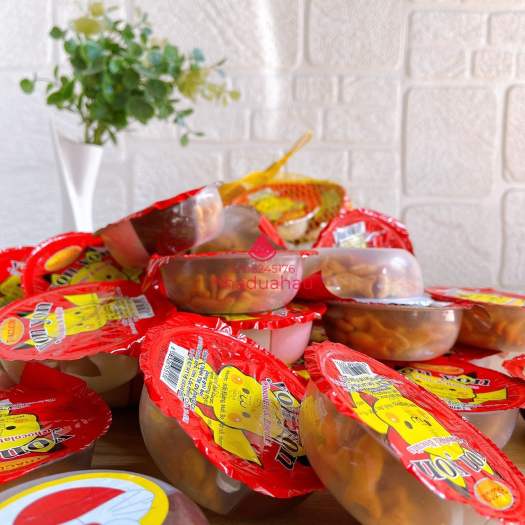 Một chén bánh qui giòn hình cá chấm kem THACO hàng công ty Việt Nam chuẩn xịn chén 40g