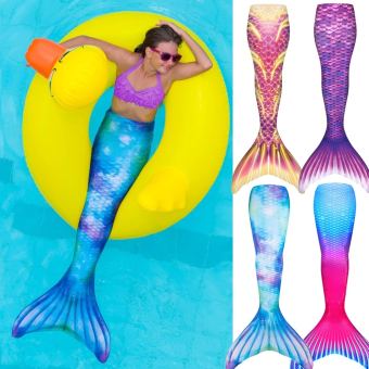 ✙ Bộ Đồ Bơi Đuôi Nàng Tiên Cá Dành Cho Trẻ Em Và Người Lớn do001