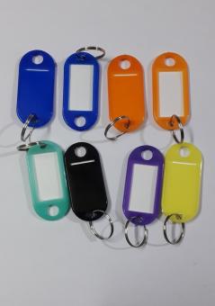 BỘ 20 CÁI THẺ GHI NHỚ MÓC KHÓA NHỰA , NHIỀU MÀU ( 2,2x 5 cm)